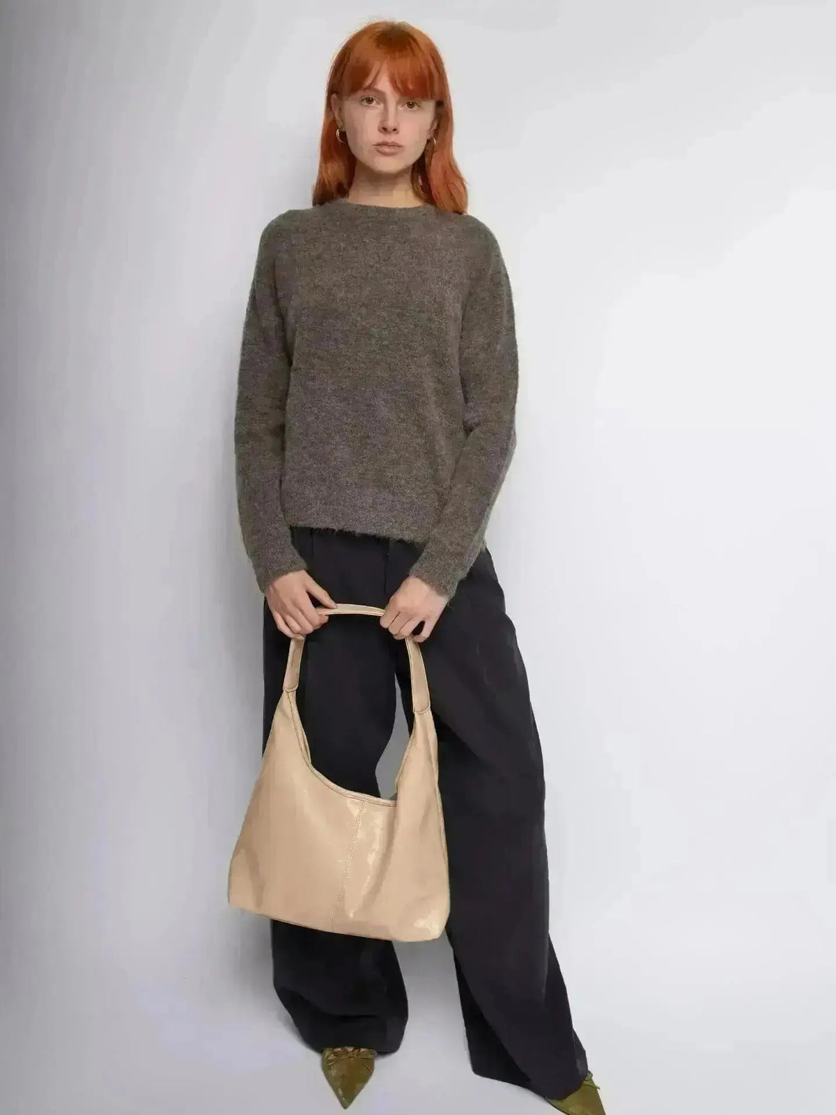 SKARLET | Postarzana Skórzana Torba Shopper