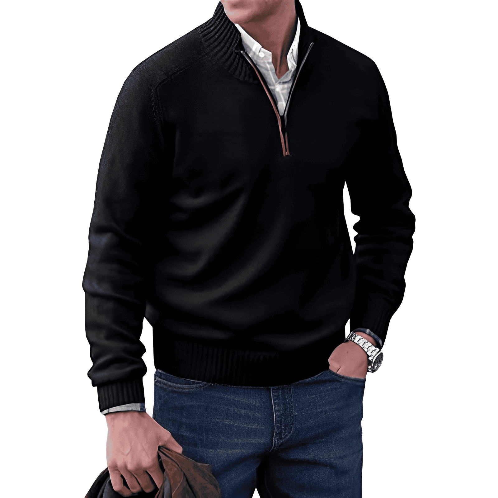 Modern Zip Sweater