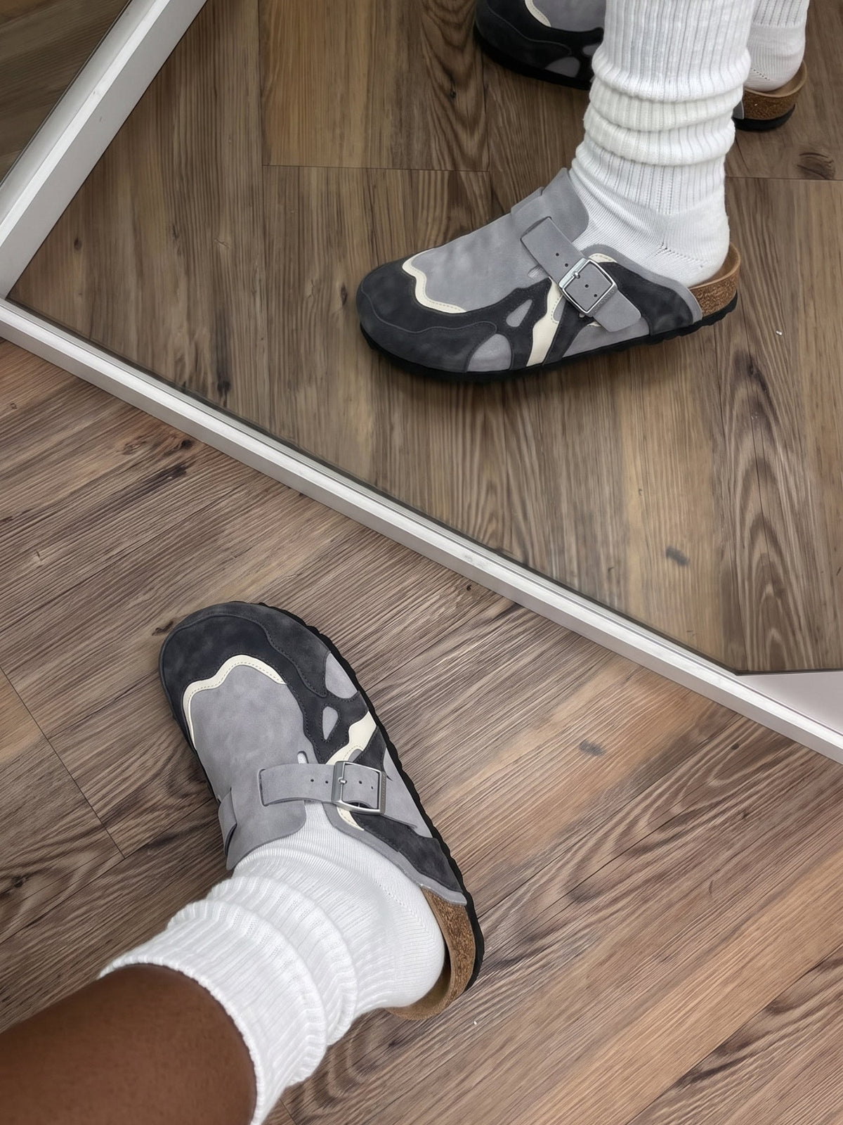 Faliste chodaki - DCRB Wavey Clogs - Ash Grey
