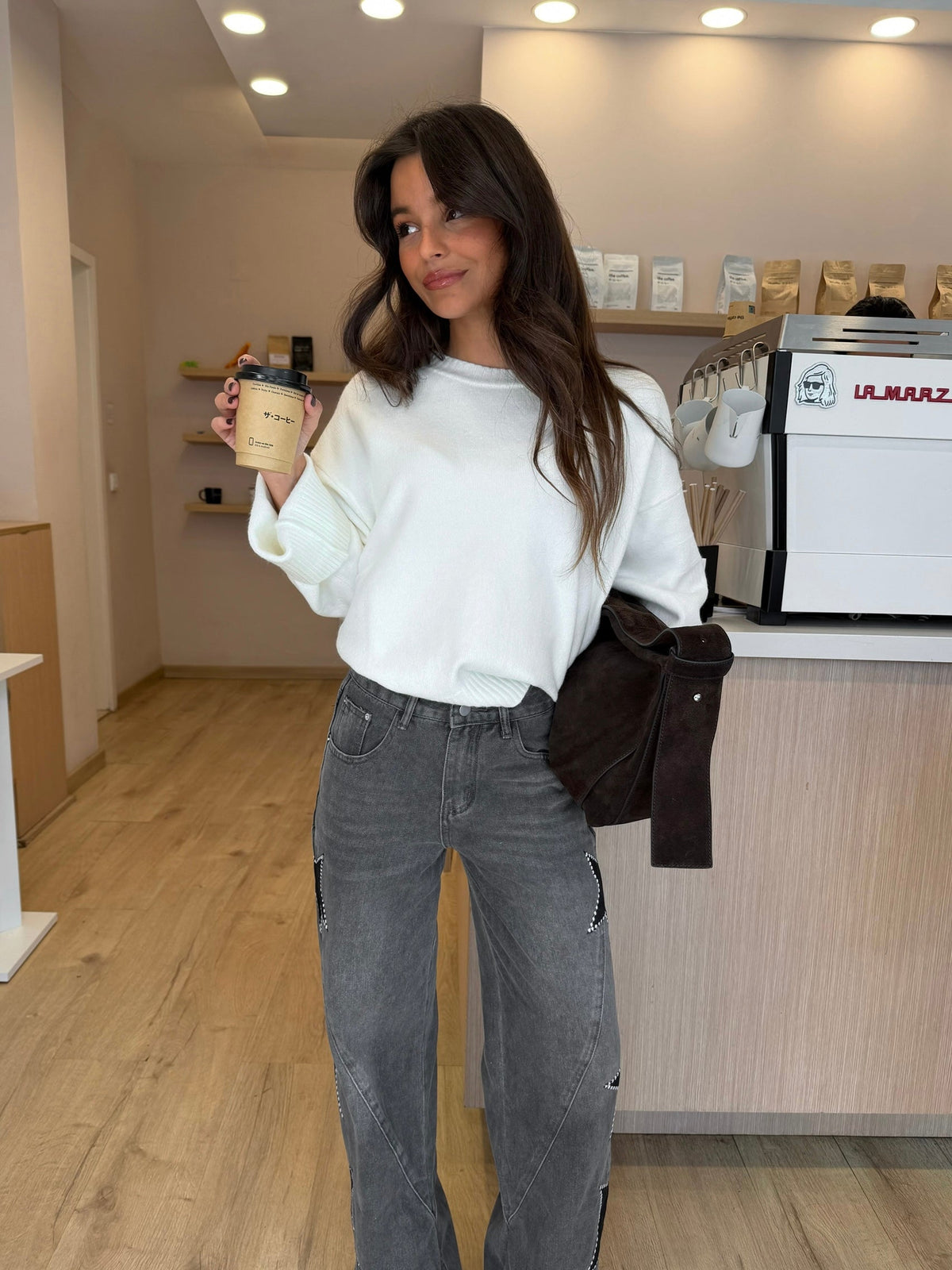 Jeansy Star Denim w kolorze szarym