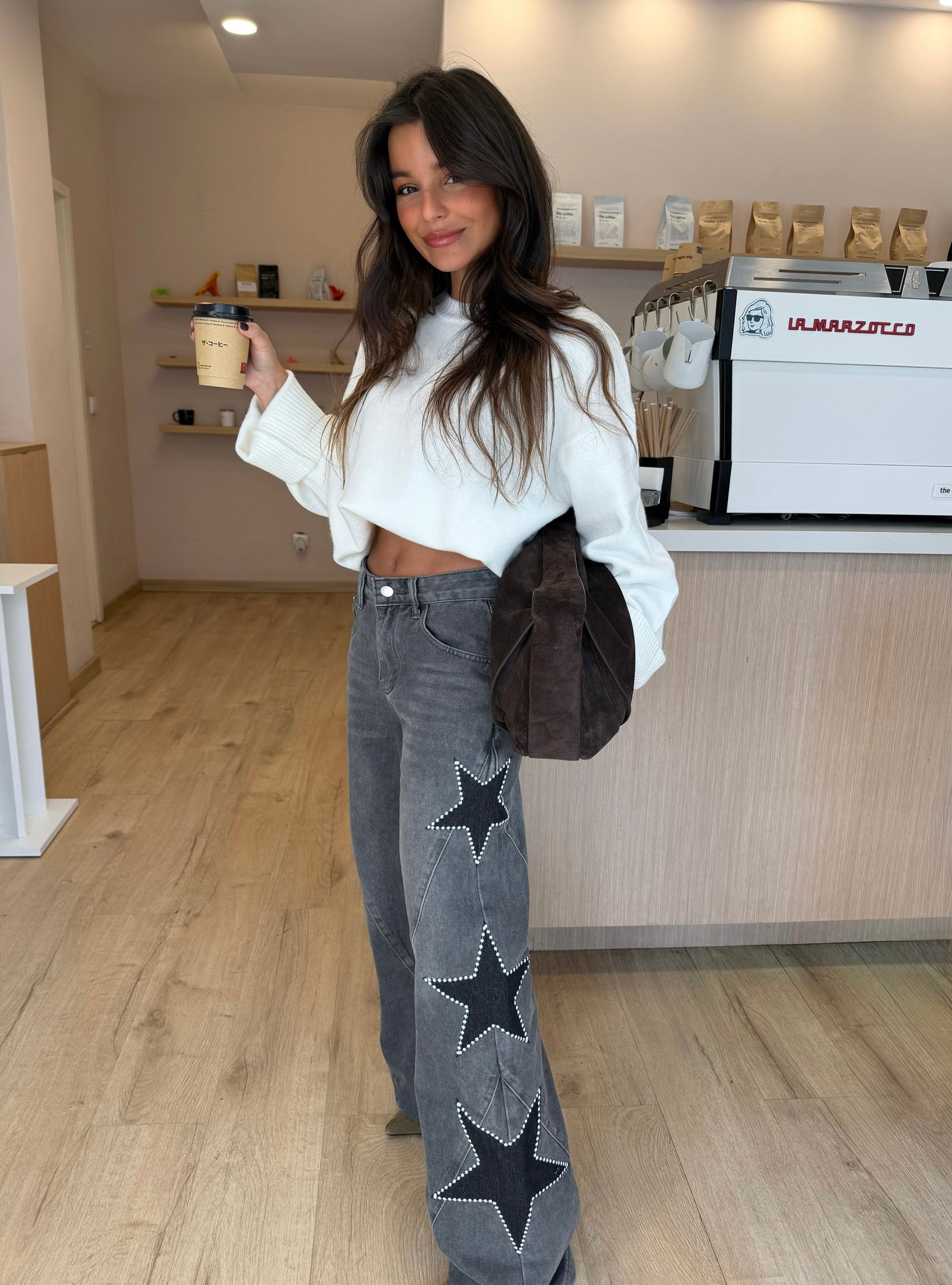 Jeansy Star Denim w kolorze szarym