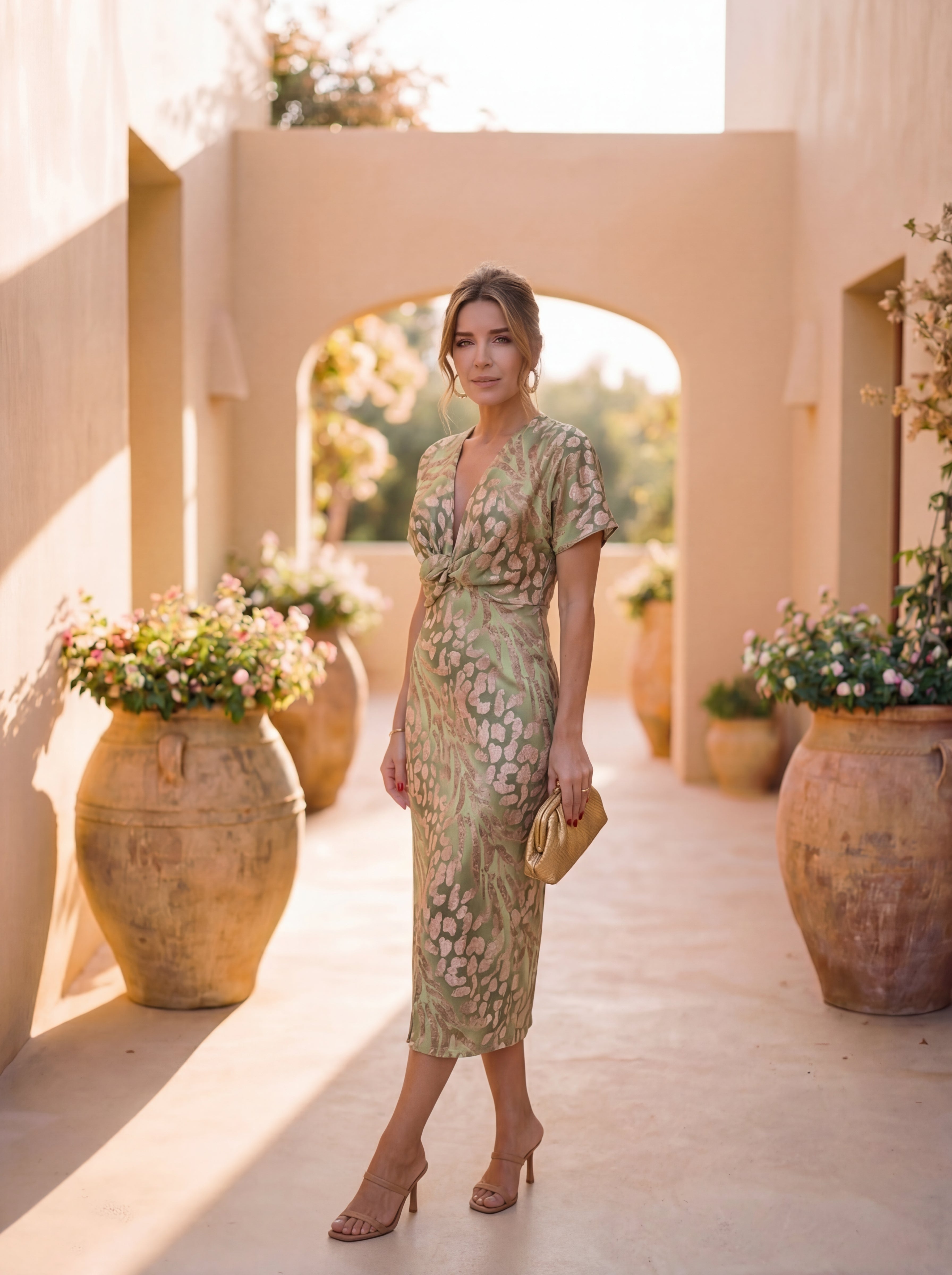 Antonina | Elegancka Sukienka z Lekkiej, Płynnej Tkaniny