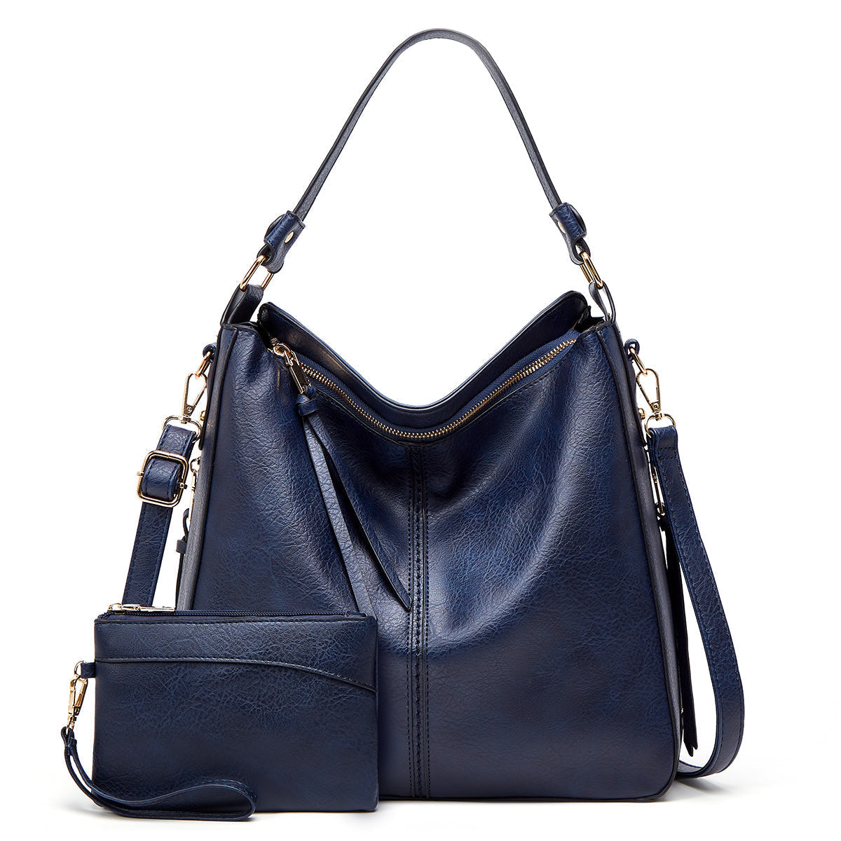 NELA | Elegancka torebka hobo z regulowanym paskiem