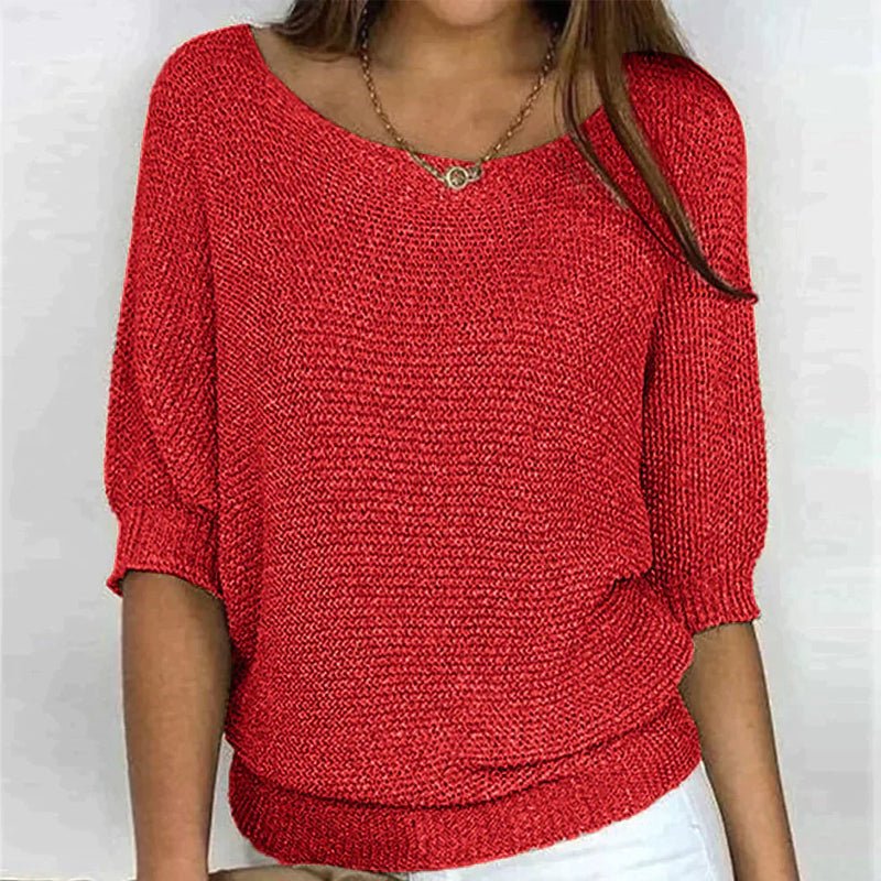 Daniela Luźny Sweterkowy Top