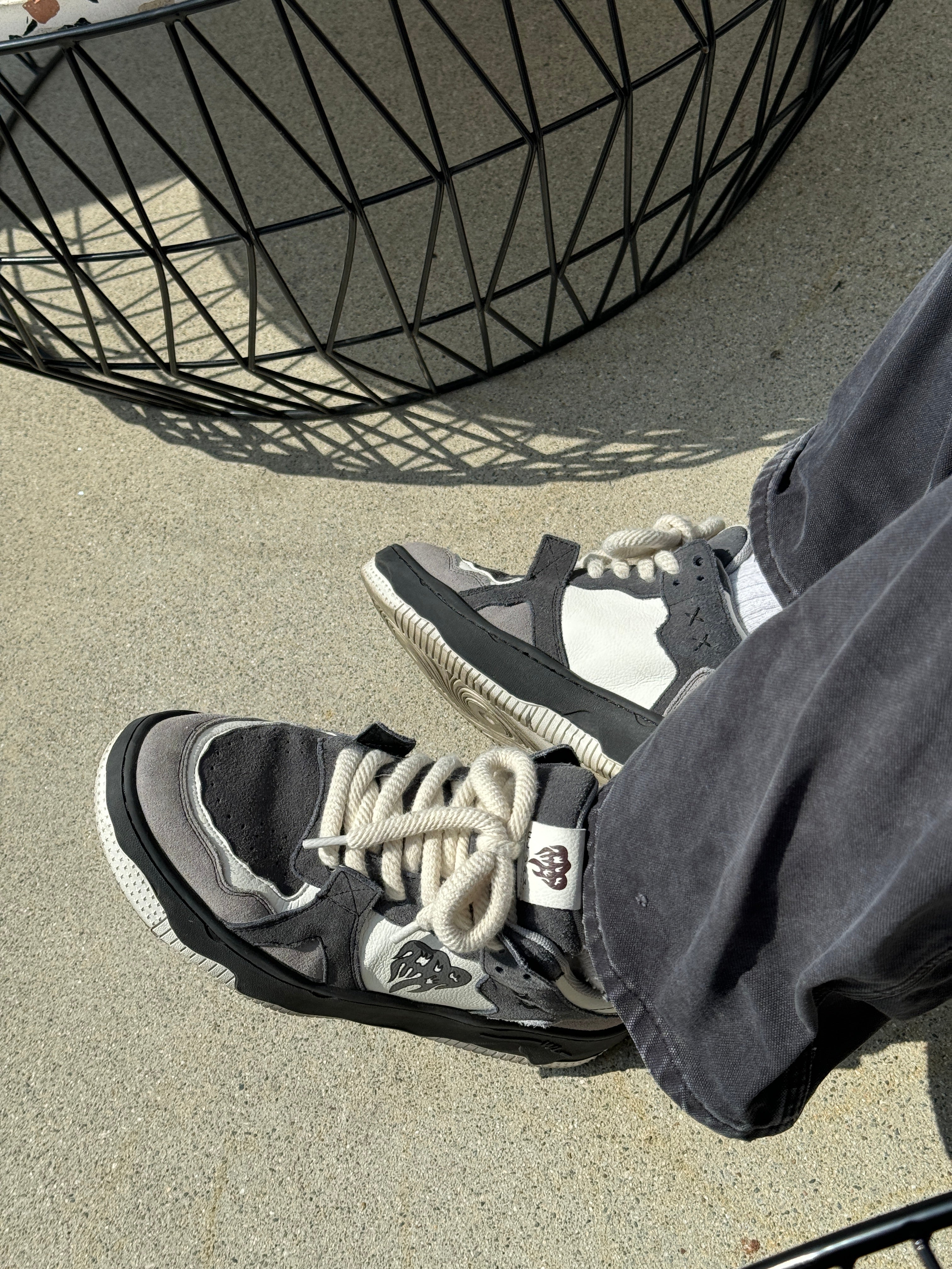 Sneakersy Retro w Serca