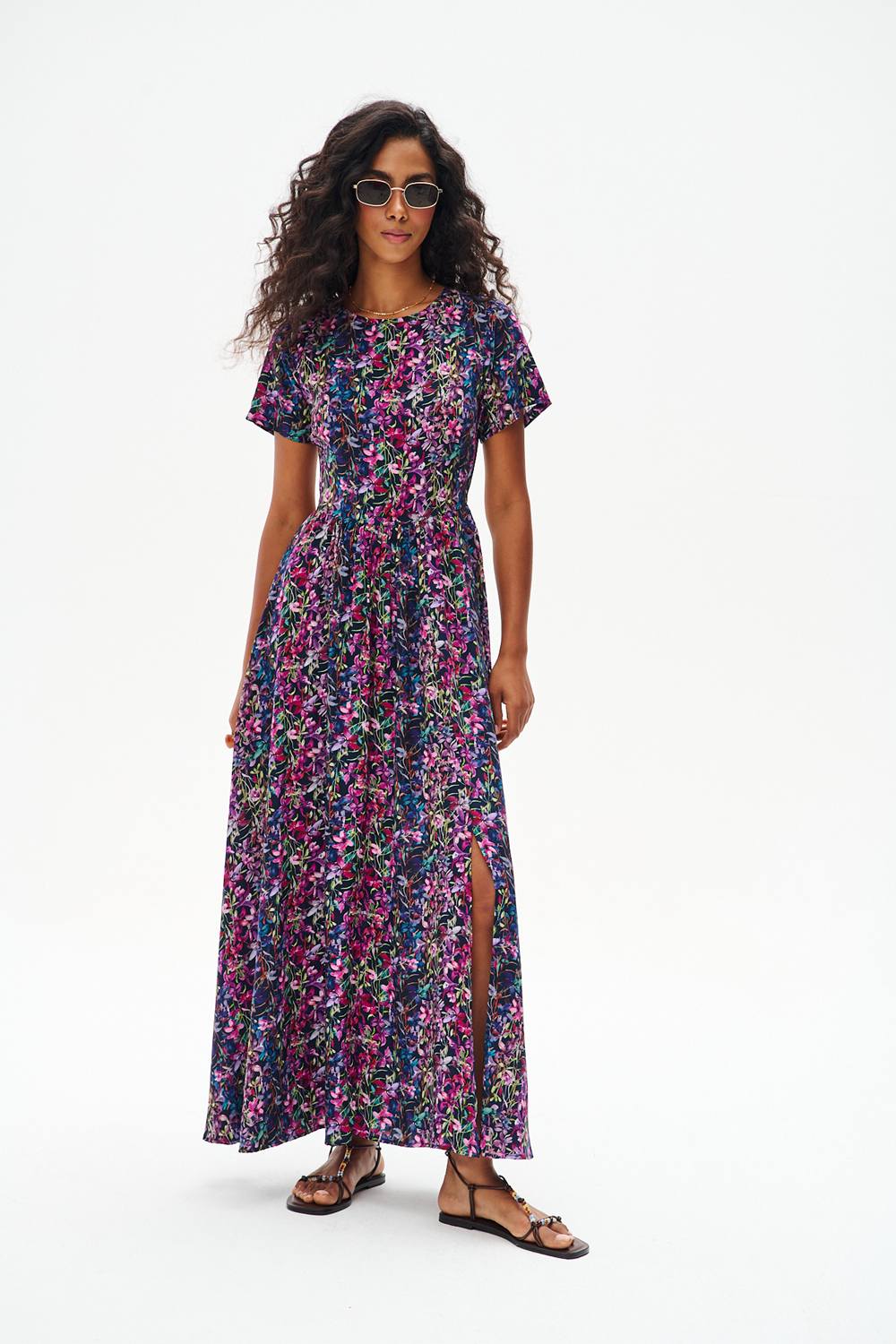 Bayberry maxi dress with open back