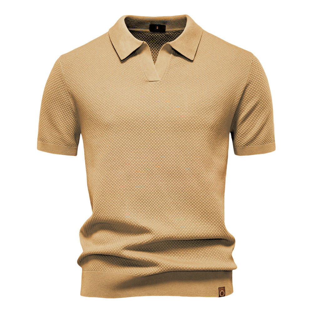 Elegancka koszulka polo z krótkim rękawem