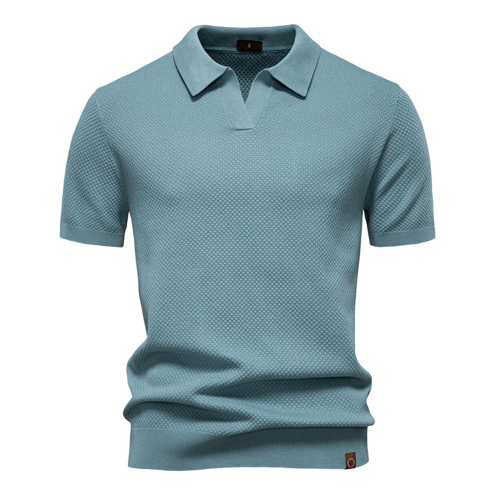 Elegancka koszulka polo z krótkim rękawem