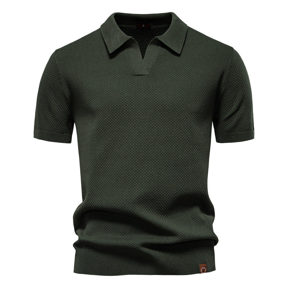 Elegancka koszulka polo z krótkim rękawem