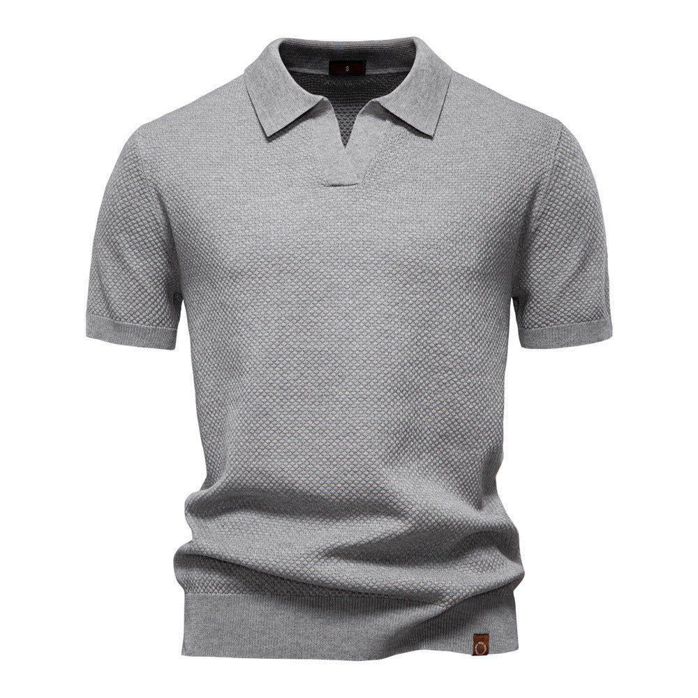 Elegancka koszulka polo z krótkim rękawem