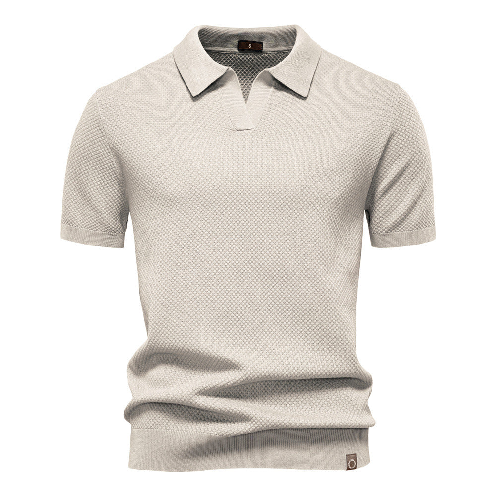 Elegancka koszulka polo z krótkim rękawem