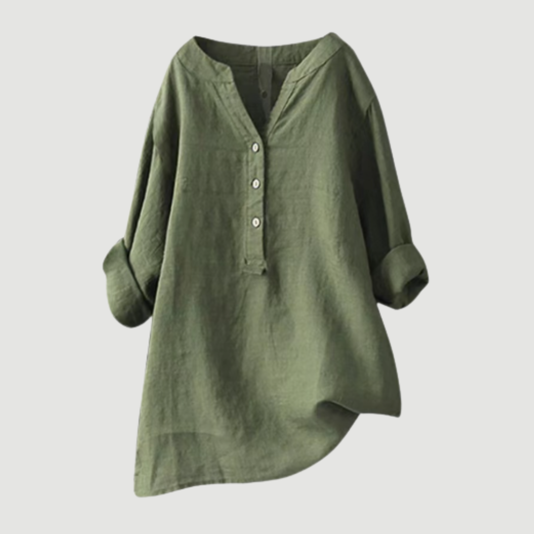 Van Elst Mode® | Comfortabele zomer blouse met knoopsluiting (TIJDELIJK 1+1 GRATIS!)