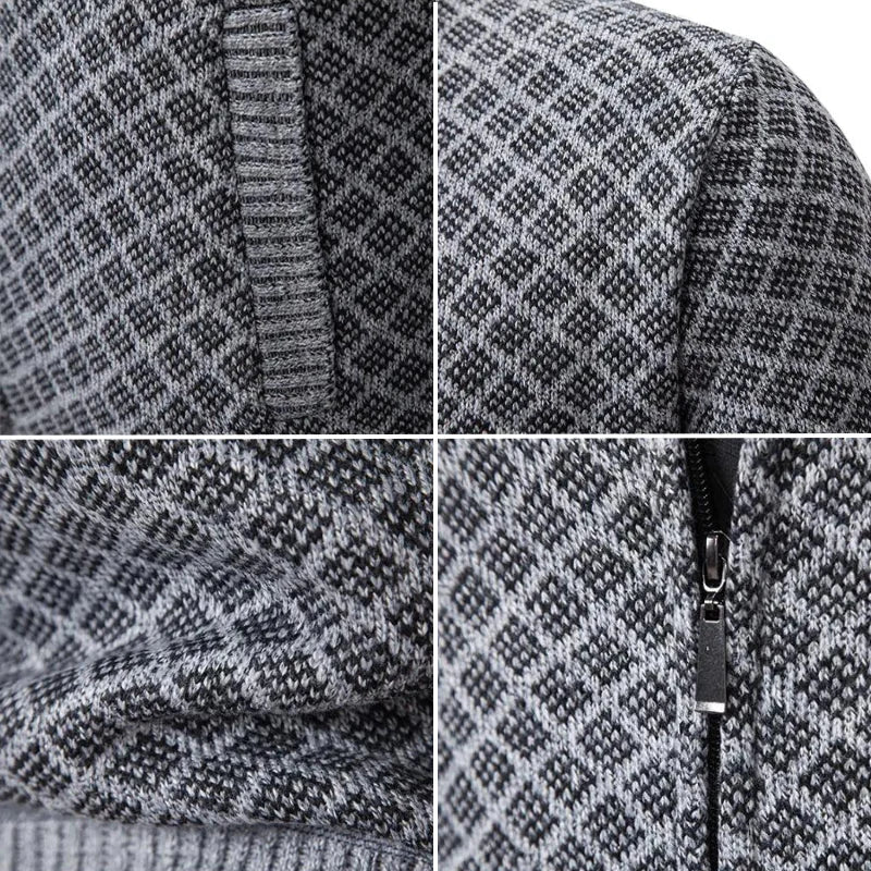 Luxury casual men's cardigan