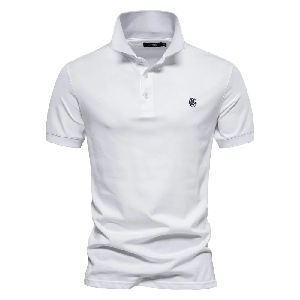 Stylowa bawełniana koszulka polo