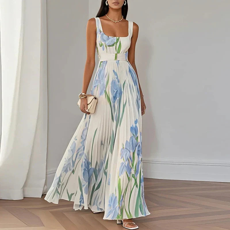 Oliwia | Kwiecista Sukienka Maxi A-Line