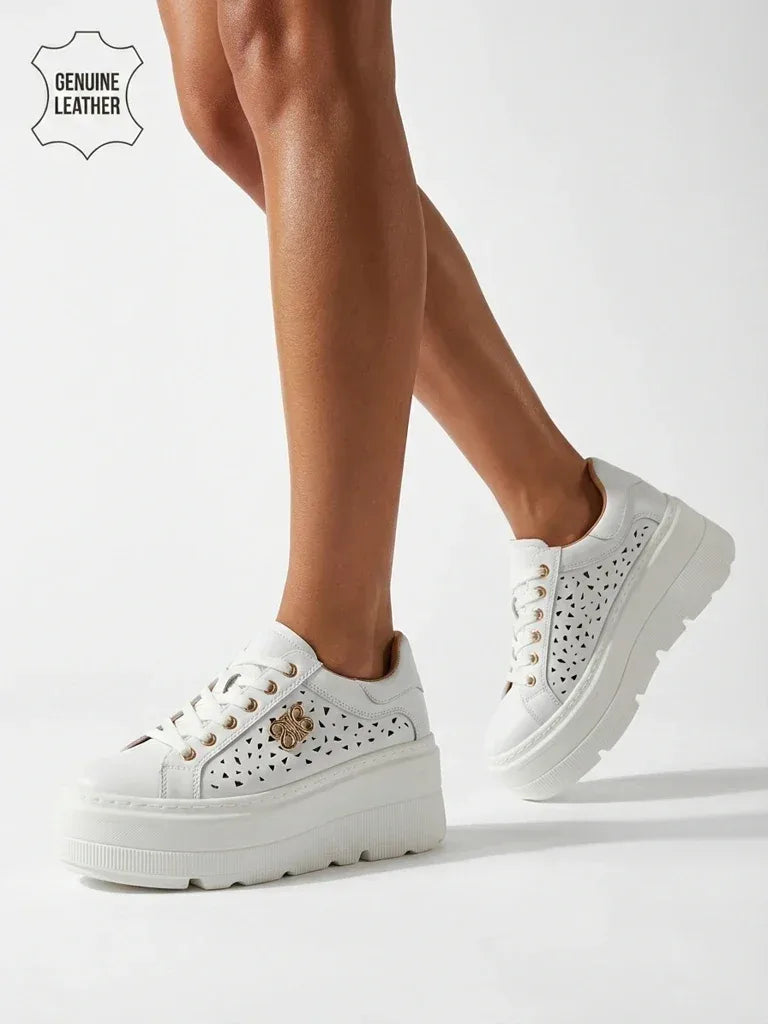 Sneakersy Sportowe Atelle Skórzane