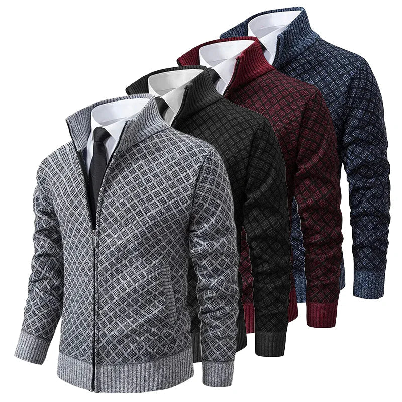 Luxury casual men's cardigan