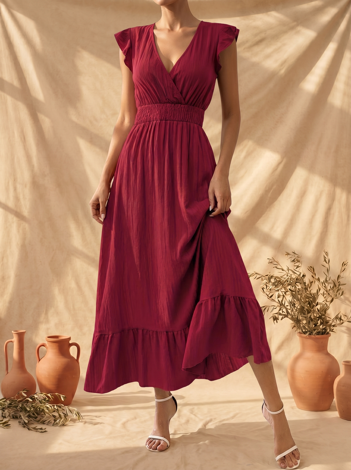 Karolina | Elegancka Zwiewna Sukienka