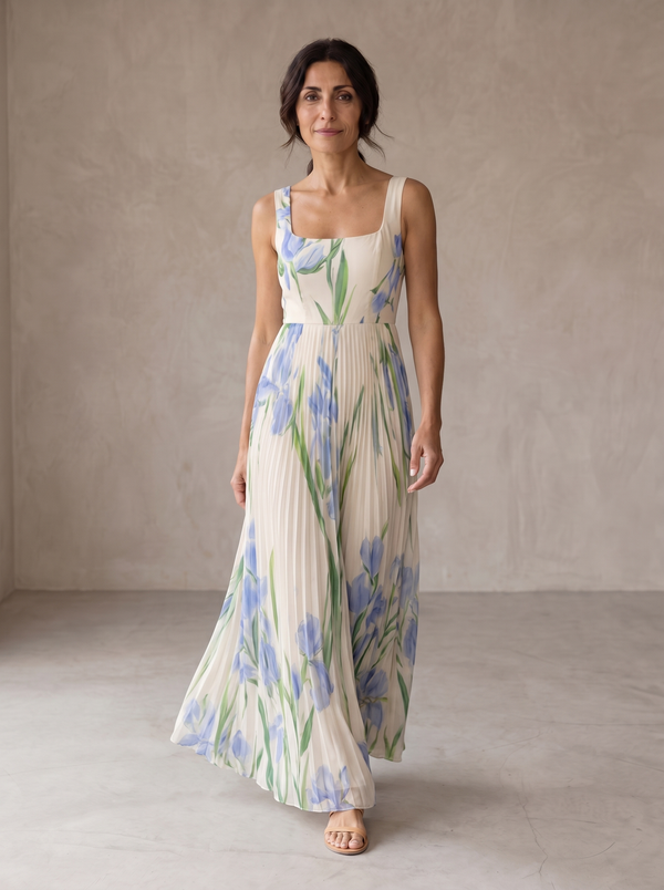 Oliwia | Kwiecista Sukienka Maxi A-Line
