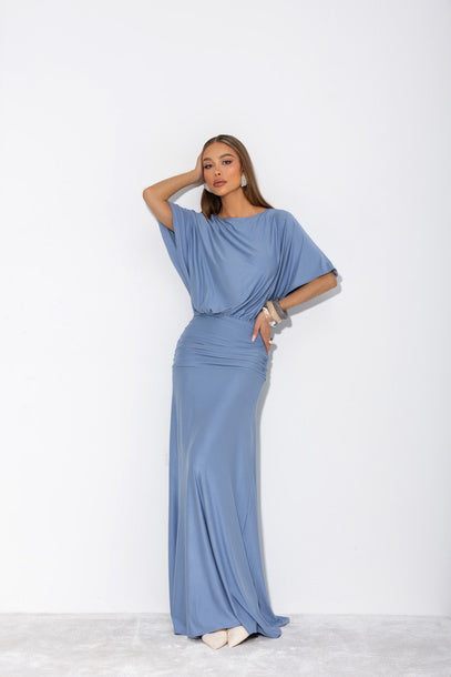 Evarielle Blue Dress