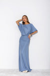 Evarielle Blue Dress