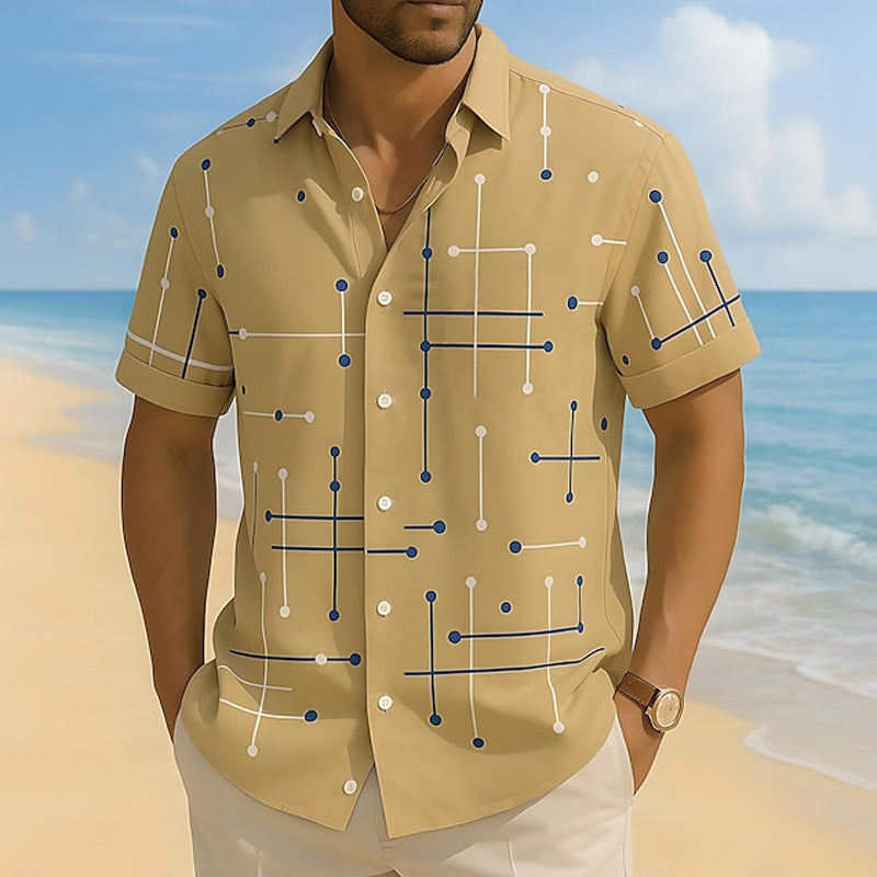 Men's Geometric Print Shirt