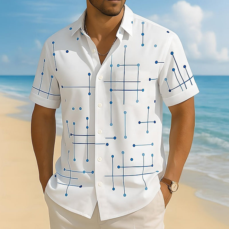 Men's Geometric Print Shirt