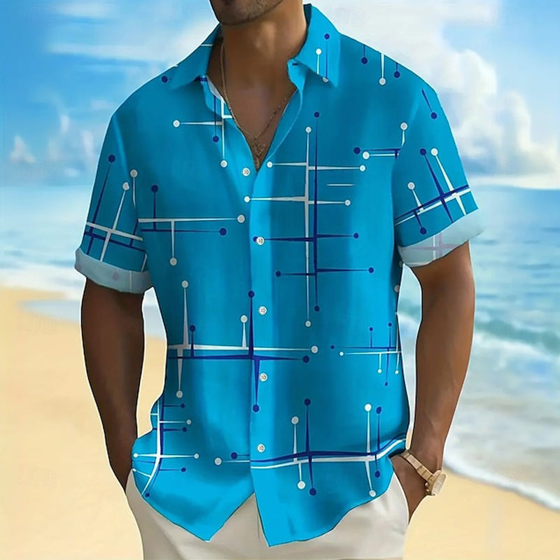 Men's Geometric Print Shirt