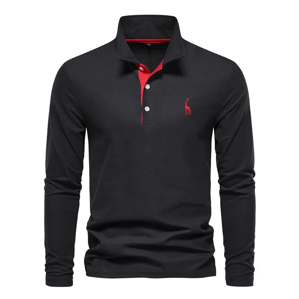 Long-Sleeved Polo
